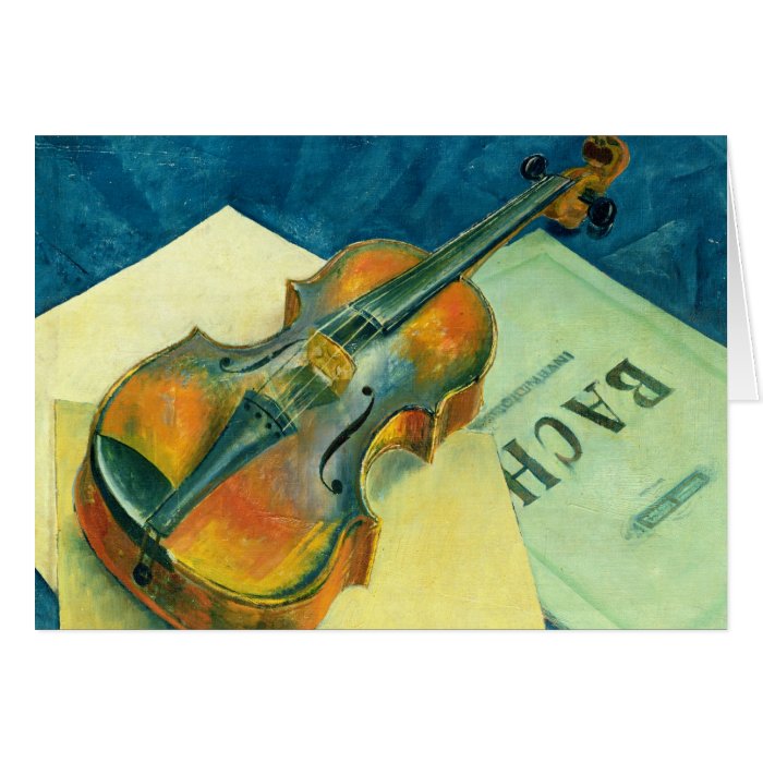 Still Life with a Violin, 1921 Cards