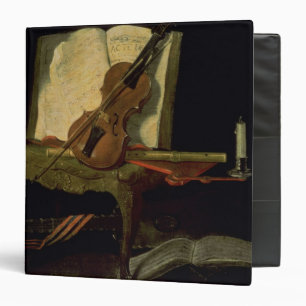Still Life with a Violin 3 Ring Binder