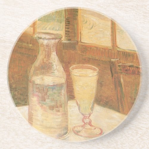 Still Life with Absinthe by Vincent van Gogh Coaster