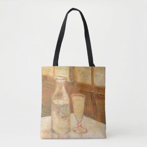 Still Life with Absinthe by Vincent van Gogh Tote Bag