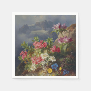 Still Life with Alpine Flowers – Andreas Lach Napkins