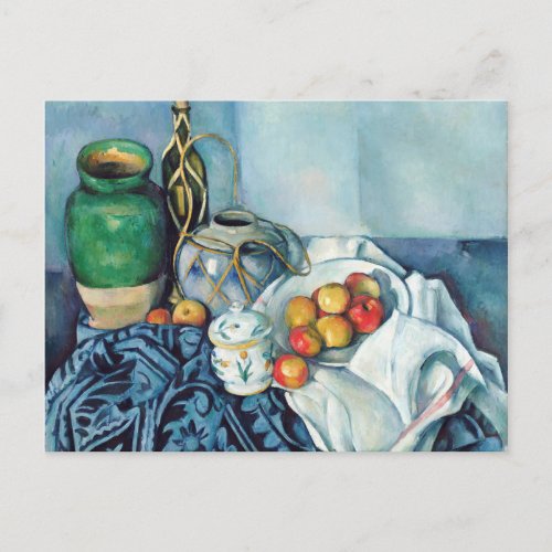 Still Life with Apples 1 by Paul Czanne Postcard