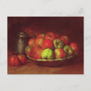 Still Life with Apples and a Pomegranate Postcard