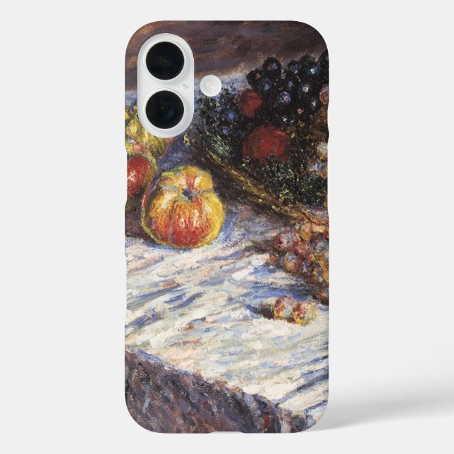 Still Life with Apples and Grapes by Claude Monet Case-Mate iPhone Case (Back)