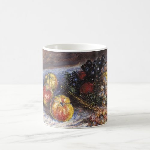 Still Life with Apples and Grapes by Claude Monet Coffee Mug