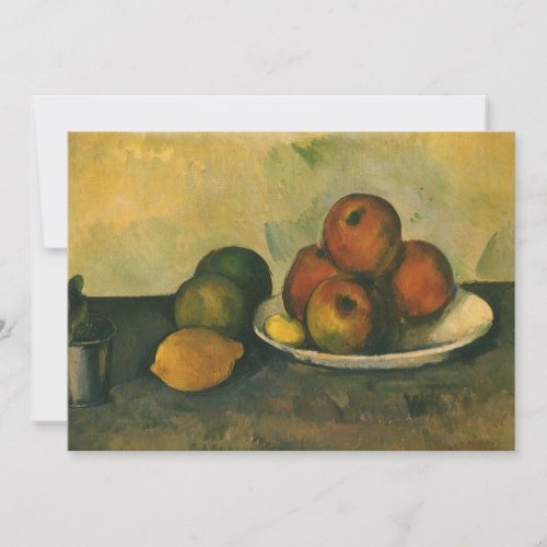 Still Life with Apples by Paul Cezanne