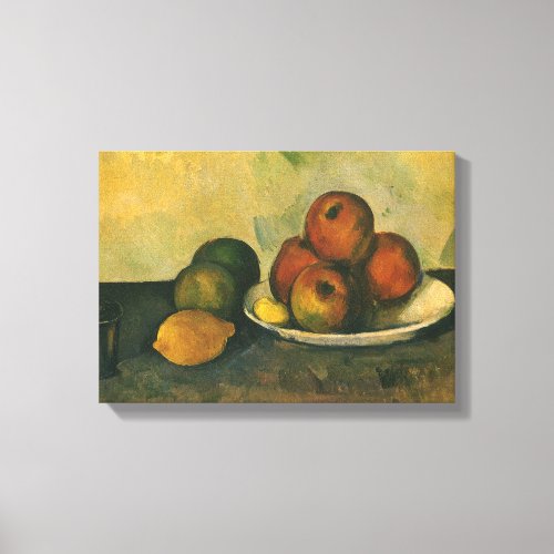 Still Life with Apples by Paul Cezanne Canvas Print