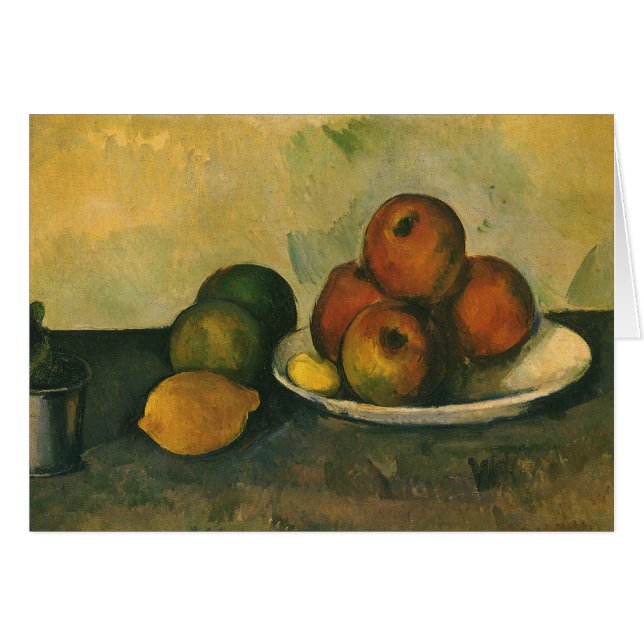 Still Life with Apples by Paul Cezanne Cards (Front Horizontal)