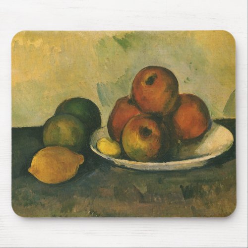 Still Life with Apples by Paul Cezanne Mouse Pad