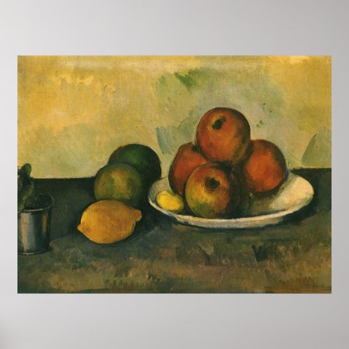 Still Life with Apples by Paul Cezanne Poster