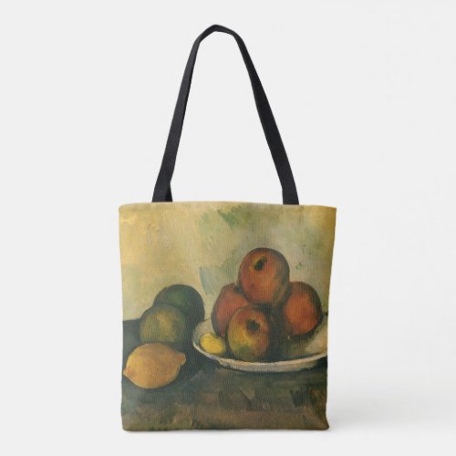 Still Life with Apples by Paul Cezanne Tote Bag