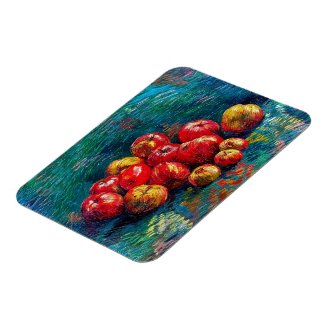 Still Life with Apples by Vincent Van Gogh Magnet
