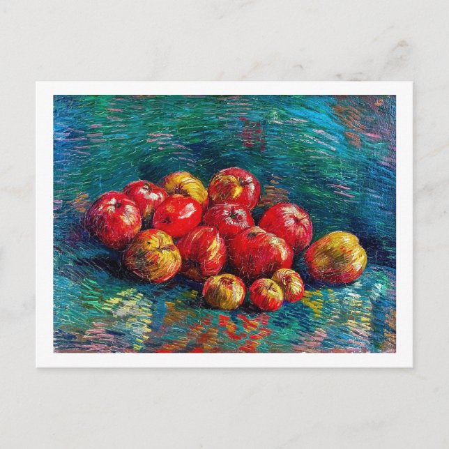 Still Life with Apples by Vincent Van Gogh Postcard (Front)