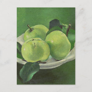 Still Life with Apples Mikulas Galanda Postcard