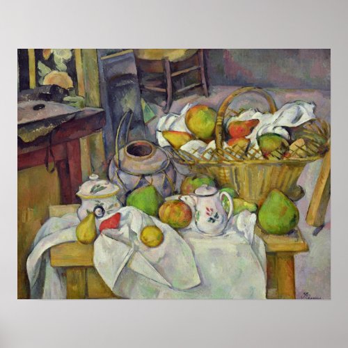 Still life with basket 1888_90 poster