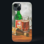 Still Life with Beer by Jennifer Goldberger iPhone 13 Case<br><div class="desc">Feeling thirsty? Who can blame you! This wonderful still life by Jennifer Goldberger captures the essence of the beer used as her props,  crafting a desire that permeates the work. Purchase this piece and toast your good fortune!</div>