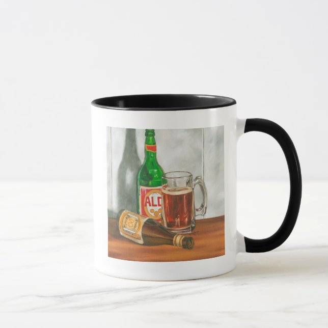 Still Life with Beer by Jennifer Goldberger Mug (Right)