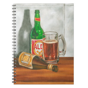 Still Life with Beer by Jennifer Goldberger Notebook
