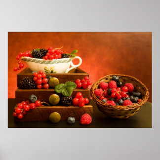 Still Life With Berries Poster