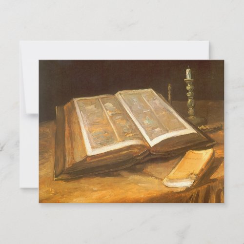 Still Life with Bible by Vincent van Gogh