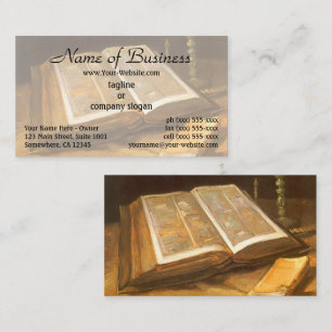 Still Life with Bible by Vincent van Gogh Business Card