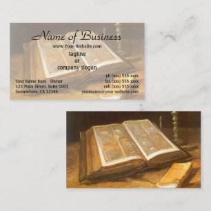 Still Life with Bible by Vincent van Gogh Business Card