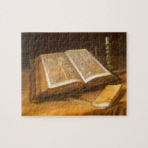 Still Life with Bible by Vincent van Gogh Jigsaw Puzzle
