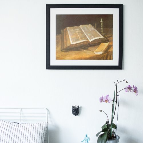 Still Life with Bible by Vincent van Gogh Poster