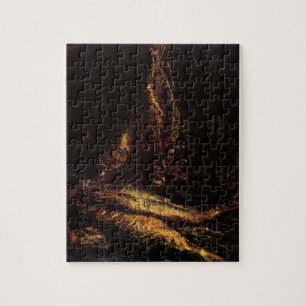 Still Life with Bloaters by Vincent van Gogh Jigsaw Puzzle