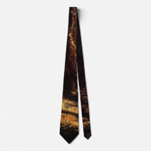 Still Life with Bloaters by Vincent van Gogh Neck Tie