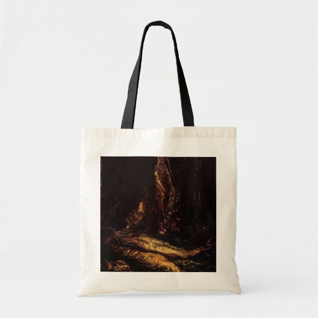 Still Life with Bloaters by Vincent van Gogh Tote Bag (Front)