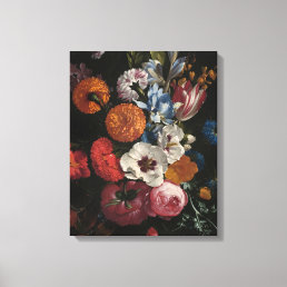 Still Life with Bouquet of Flowers | Johan Johnsen Canvas Print
