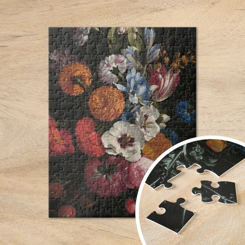 Still Life with Bouquet of Flowers  Johan Johnsen Jigsaw Puzzle