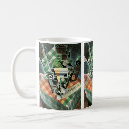 Still Life with Checked Tablecloth by Juan Gris Coffee Mug