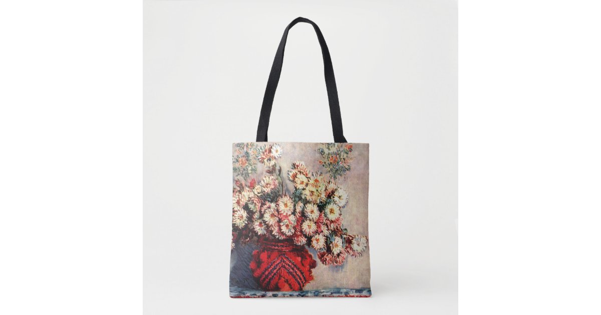 Claude Monet Tote Bag Monet Bag Poppy Field Tote Bag 