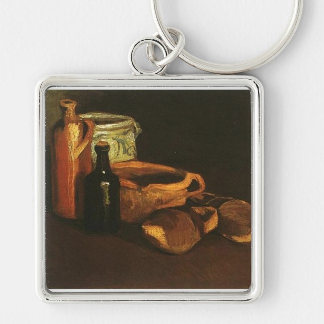 Still Life with Clogs and Pots, Van Gogh Keychain (Front)
