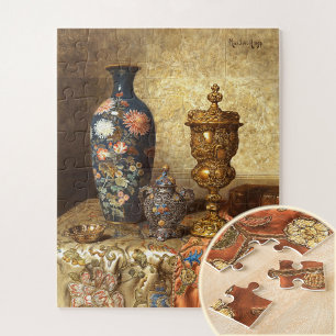 Still Life with Cloisonné Vase, Jigsaw Puzzle
