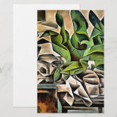 Still life with Cranium Geometric Vanitas Art (Front/Back)