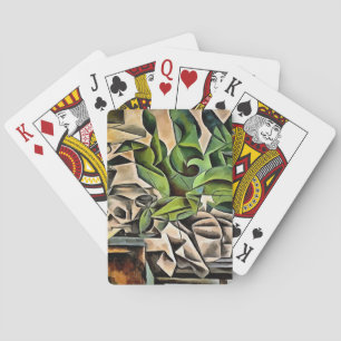 Still life with Cranium Geometric Vanitas Art Poker Cards