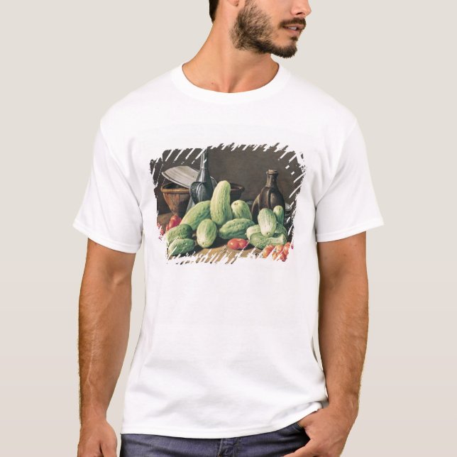 Still Life with Cucumbers and Tomatoes T-Shirt (Front)
