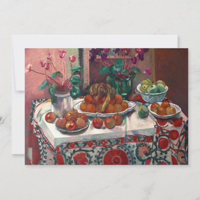 Still Life with Cyclamens | Henri Manguin (Front)