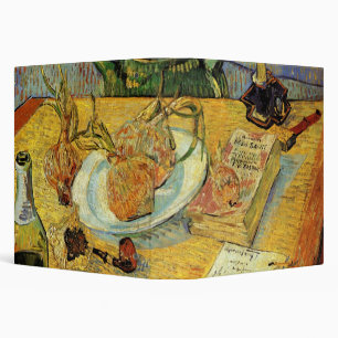 Still Life with Drawing Board by Vincent van Gogh 3 Ring Binder