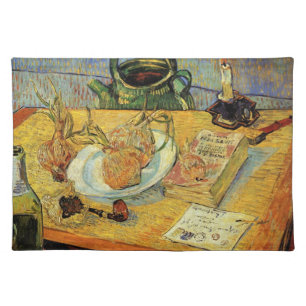 Still Life with Drawing Board by Vincent van Gogh Cloth Placemat