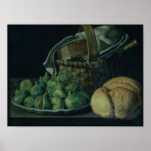 Still Life With Figs, 1746 Poster