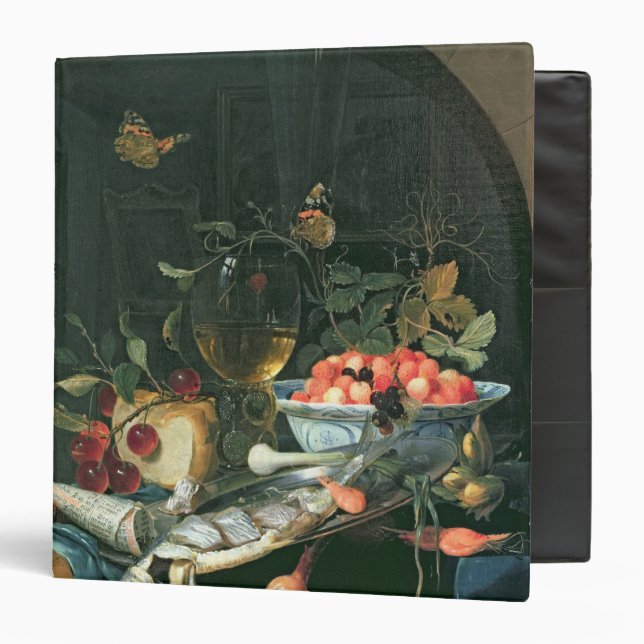 Still Life with Fish Platter 3 Ring Binder (Front/Inside)