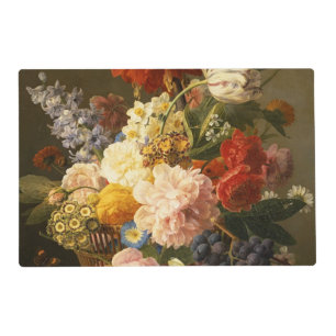 Still Life with Flowers and Fruit, 1827 Placemat