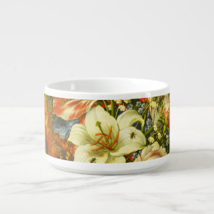 Still Life with Flowers and Fruit Bowl