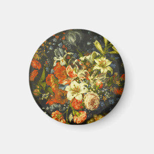 Still Life with Flowers and Fruit Magnet