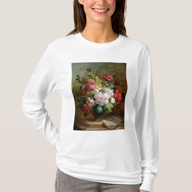 Still life with flowers and sheet music T-Shirt (Front)
