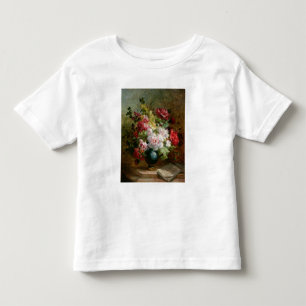 Still life with flowers and sheet music toddler t-shirt
